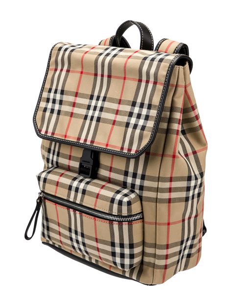 burberry check nylon backpack|Burberry dewey check backpack.